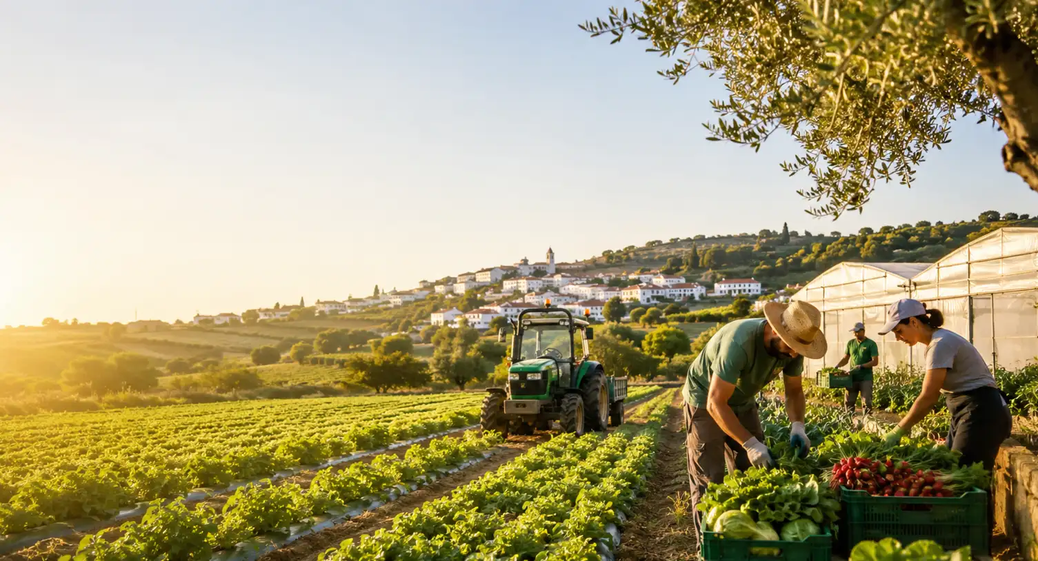 Portugal Agriculture D1 work visa processing from Qatar