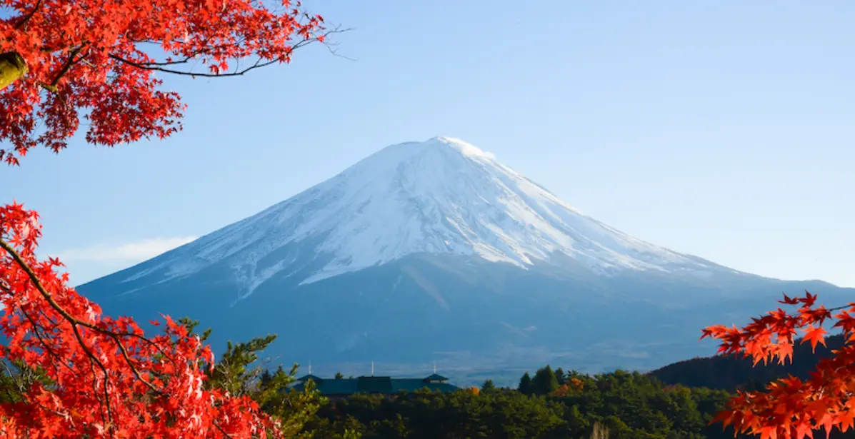 Japan visit visa from Qatar with Mount Fuji tourism view