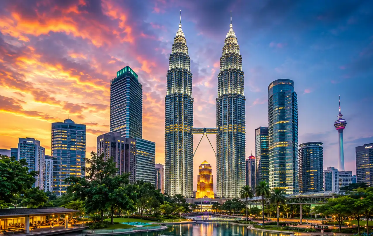 Malaysia visit visa from Qatar with Kuala Lumpur tourism view
