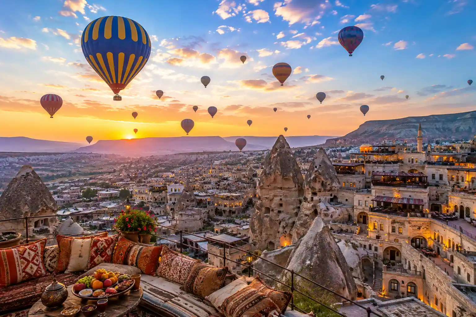 Turkey visit visa from Qatar with Istanbul tourism view